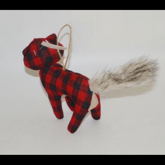 ✨HOST PICK✨ BUFFALO PLAID FOX CHRISTMAS ORNAMENT - Picture 3 of 4